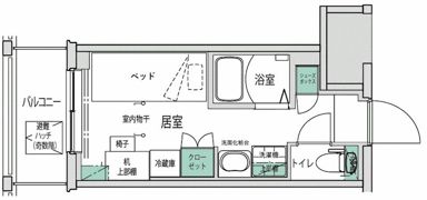 キャンパスヴィレッジ溝の口の間取り画像