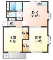コーポリバティの間取り画像