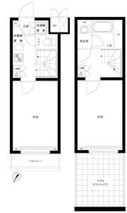 ルーブル中野富士見町伍番館の間取り画像