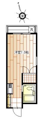 ファミール祐天寺の間取り画像