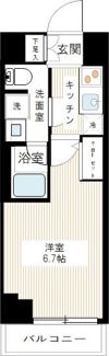 ARCOBALENO MUSASHIKOSUGIの間取り画像