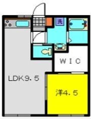 ハイツ西町の間取り画像