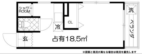 東宏ハイム西新宿の間取り画像