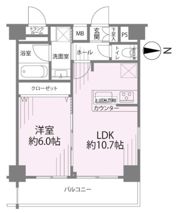ラフィスタ品川ベイの間取り画像