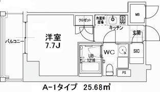 エスティメゾン王子の間取り画像