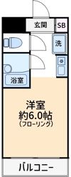スカイコート神楽坂の間取り画像