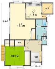 コーポ美園の間取り画像