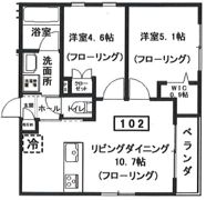 仮）へーベルメゾン中央5丁目南棟の間取り画像