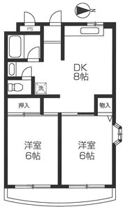 パールレジデンス花小金井の間取り画像