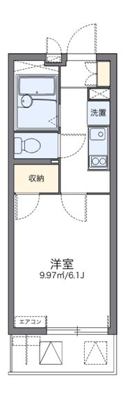 レオパレス本多二丁目の間取り画像