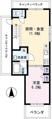 ブラウニ世田谷の間取り画像