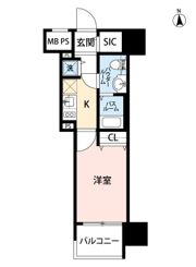 グローベル新大久保マスターズゲートの間取り画像
