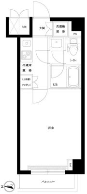 ルーブル大塚弐番館の間取り画像