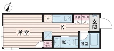 駒沢グリーンフラットの間取り画像