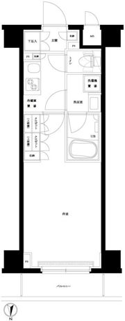 ルーブル武蔵小杉伍番館の間取り画像