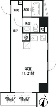 エムグランジュの間取り画像