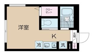 ラフィネ芦花公園Aの間取り画像