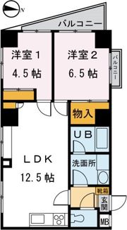 ラフィネITOの間取り画像