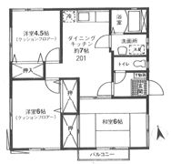 サンコートの間取り画像