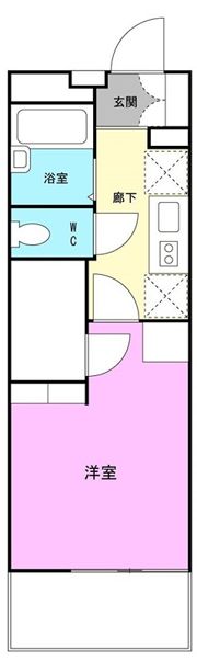 フローラ西船の間取り画像