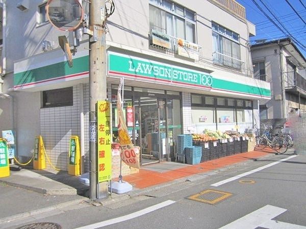 近くのローソンストア100 LS東村山萩山町店まで431m（徒歩6分）