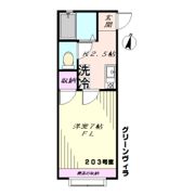 グリーンヴィラの間取り画像