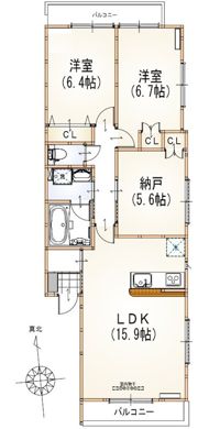 アルマコートの間取り画像