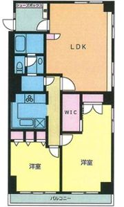 麻布東町マンションの間取り画像