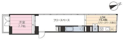 ラ・メゾン長崎XII（A.O.T）の間取り画像
