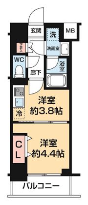 GENOVIA木場IIの間取り画像