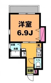 月村マンションNo.23の間取り画像