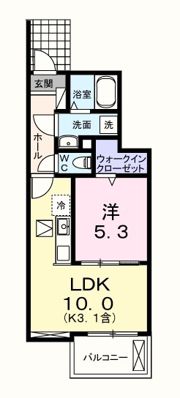 シャンモワノの間取り画像