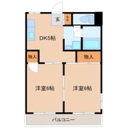 イソマ第2ハイツの間取り画像