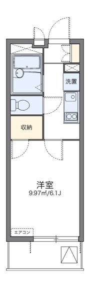 レオパレスハピネスオリーブの間取り画像