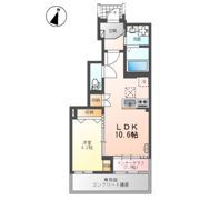 日高市四本木1丁目アパート新築工事の間取り画像