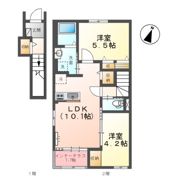 ベル・アンジュ（日高市四本木1丁目アパート新築工事）の間取り画像