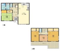上尾山田邸貸家の間取り画像