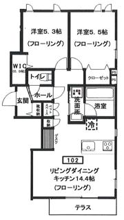 （仮）へーベルメゾン元住吉の間取り画像