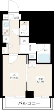 AZEST矢口渡の間取り画像