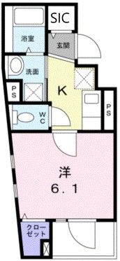 エヌエス フィールドの間取り画像