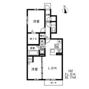 （仮）西東京市中町TA0914 新築長屋住宅の間取り画像