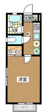 パルコート赤堤の間取り画像