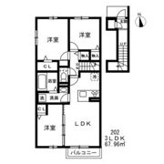 （仮）西東京市中町TA0914 新築長屋住宅の間取り画像