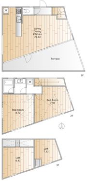 鵜の木1丁目戸建ての間取り画像