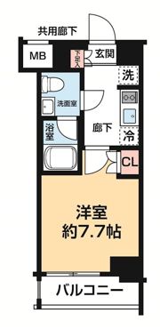 ARCOBALENO OSHIAGE BLOSSOMの間取り画像