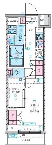 セジョリ池袋本町の間取り画像