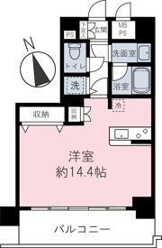 ライオンズマンション下赤塚第2の間取り画像