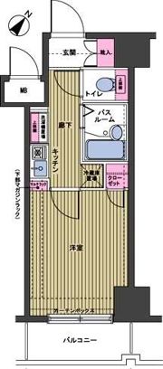 フェニックス日本橋三越前の間取り画像