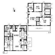 青葉区奈良町貸戸建の間取り画像