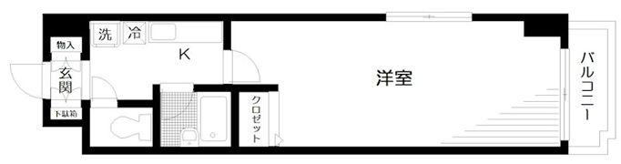 グレース東神田の間取り画像